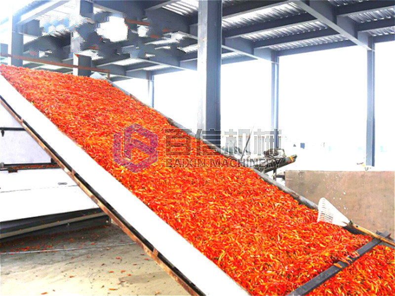 河南辣椒烘干生產(chǎn)線